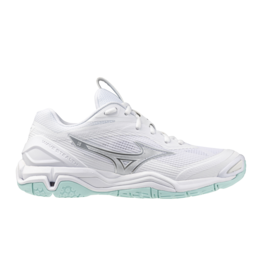 Mizuno SHOE WAVE STEALTH-Dames-White/BlueTint