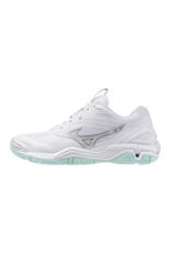 Mizuno SHOE WAVE STEALTH-Dames-White/BlueTint