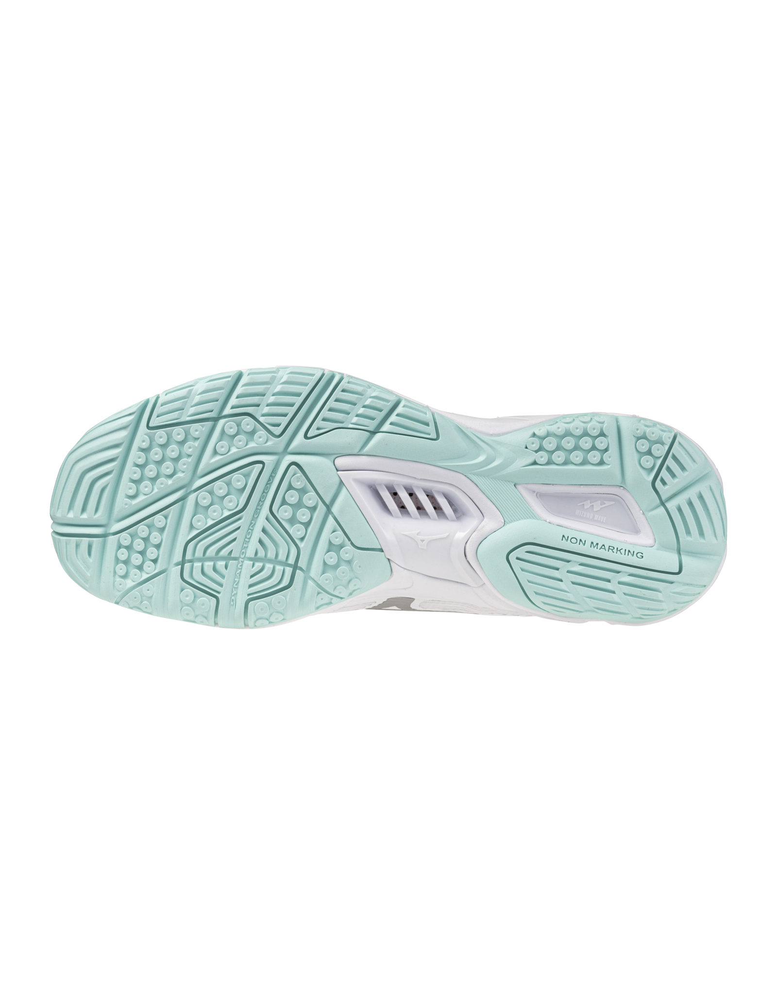 Mizuno SHOE WAVE STEALTH-Dames-White/BlueTint