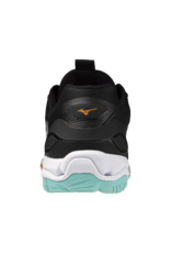 Mizuno SHOE WAVE STEALTH-Unisex-White/FieryCoral2/Citrus