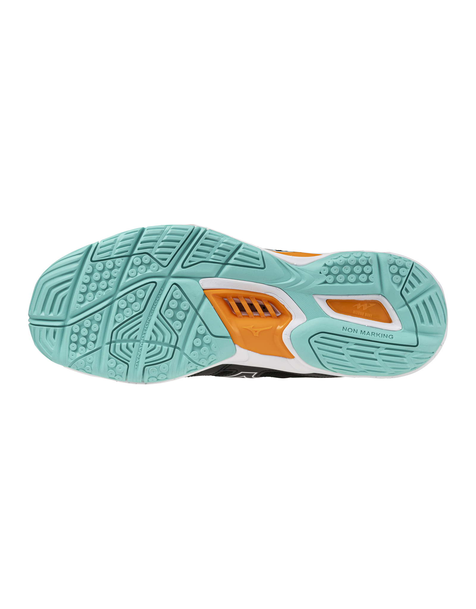 Mizuno SHOE WAVE PHANTOM-Unisex-Black/Tangelo/IceGreen