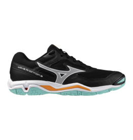 Mizuno SHOE WAVE PHANTOM-Unisex-Black/Tangelo/IceGreen