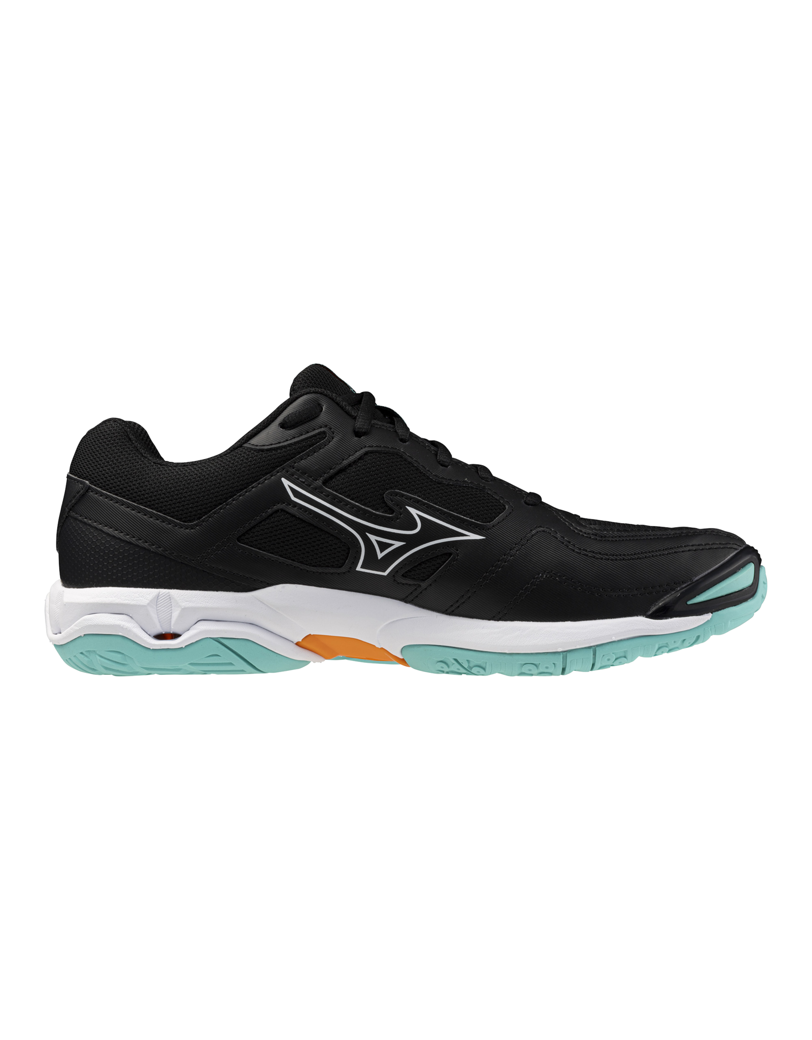 Mizuno SHOE WAVE PHANTOM-Unisex-Black/Tangelo/IceGreen