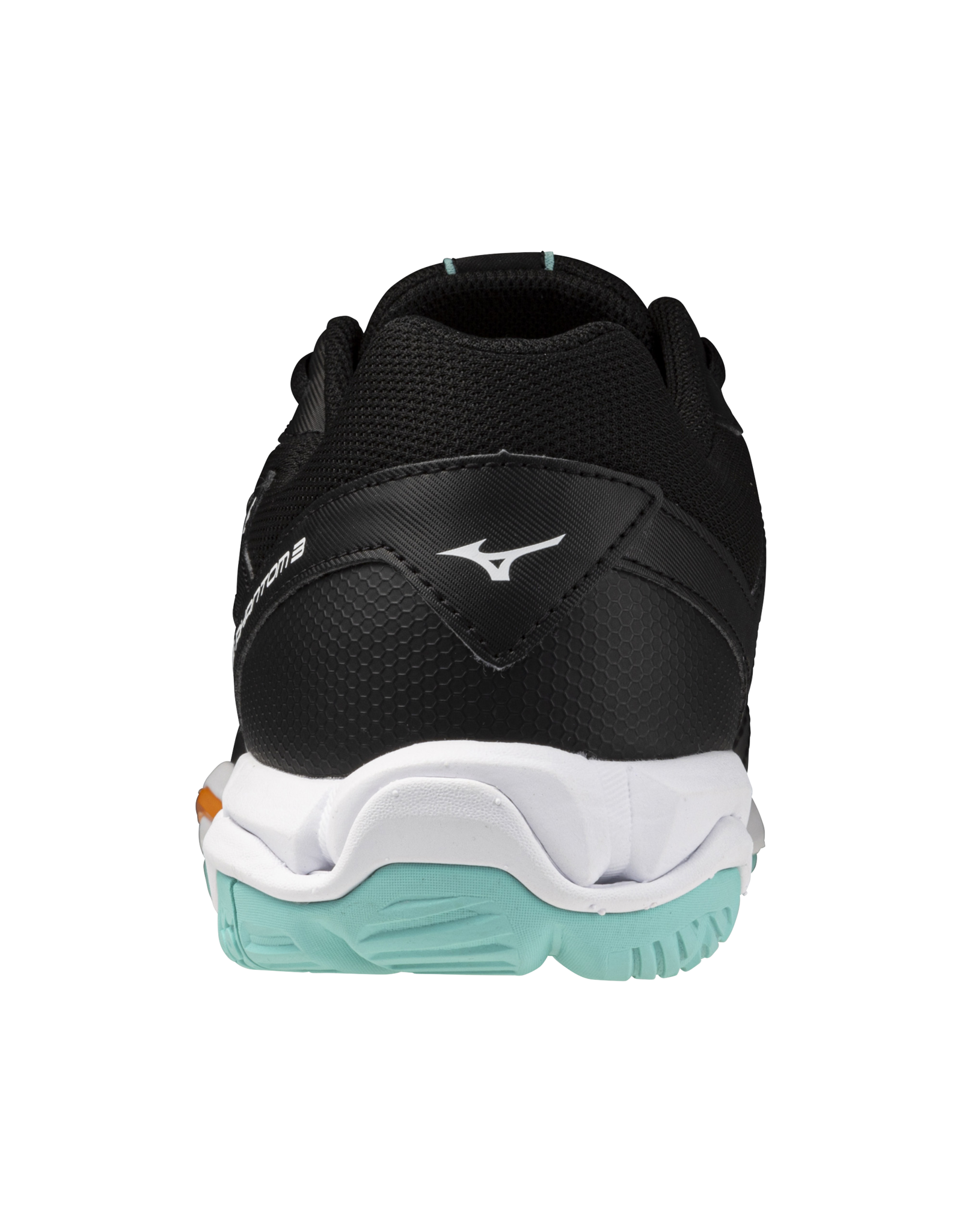 Mizuno SHOE WAVE PHANTOM-Unisex-Black/Tangelo/IceGreen