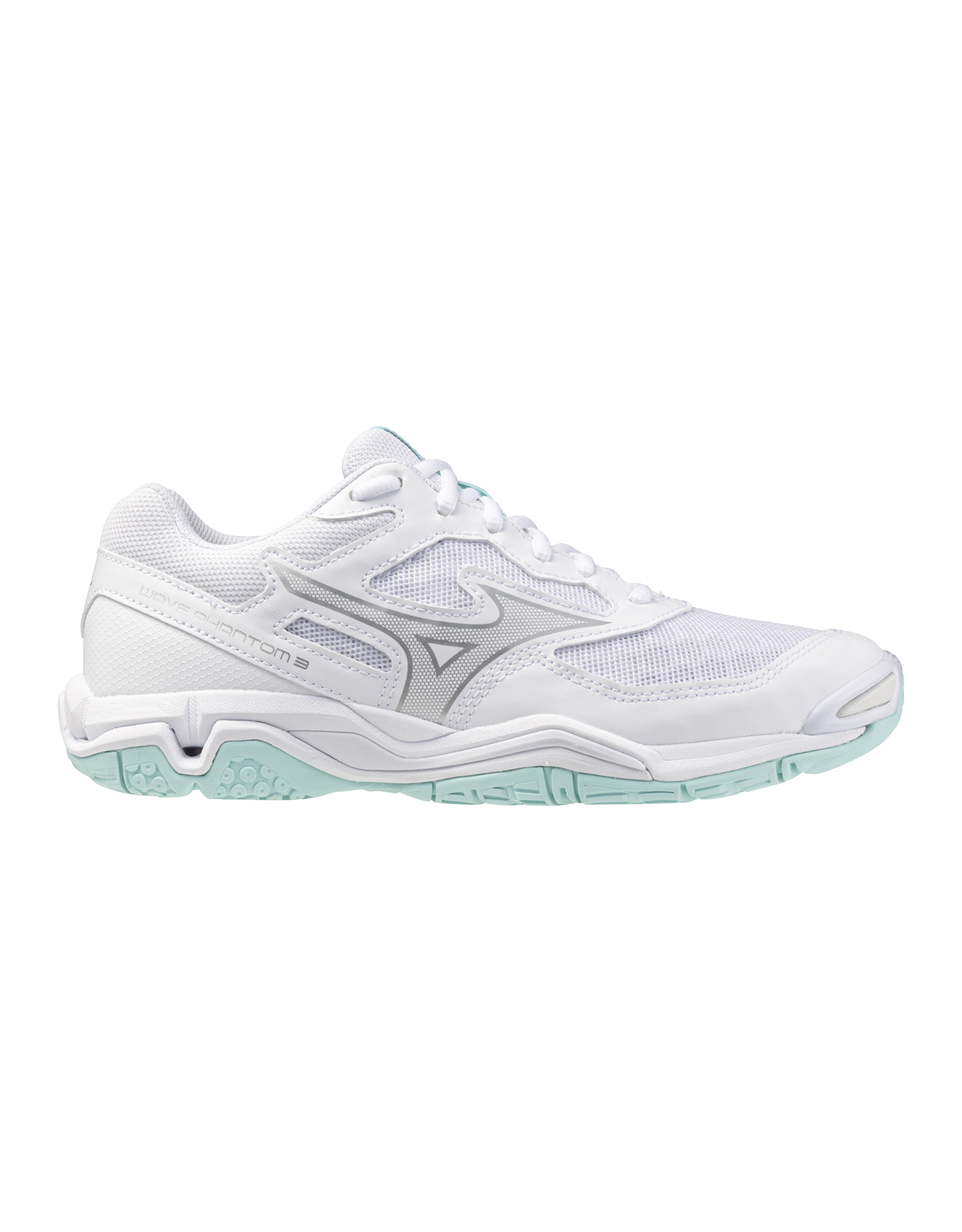 Mizuno SHOE WAVE PHANTOM-Dames-White/BlueTint