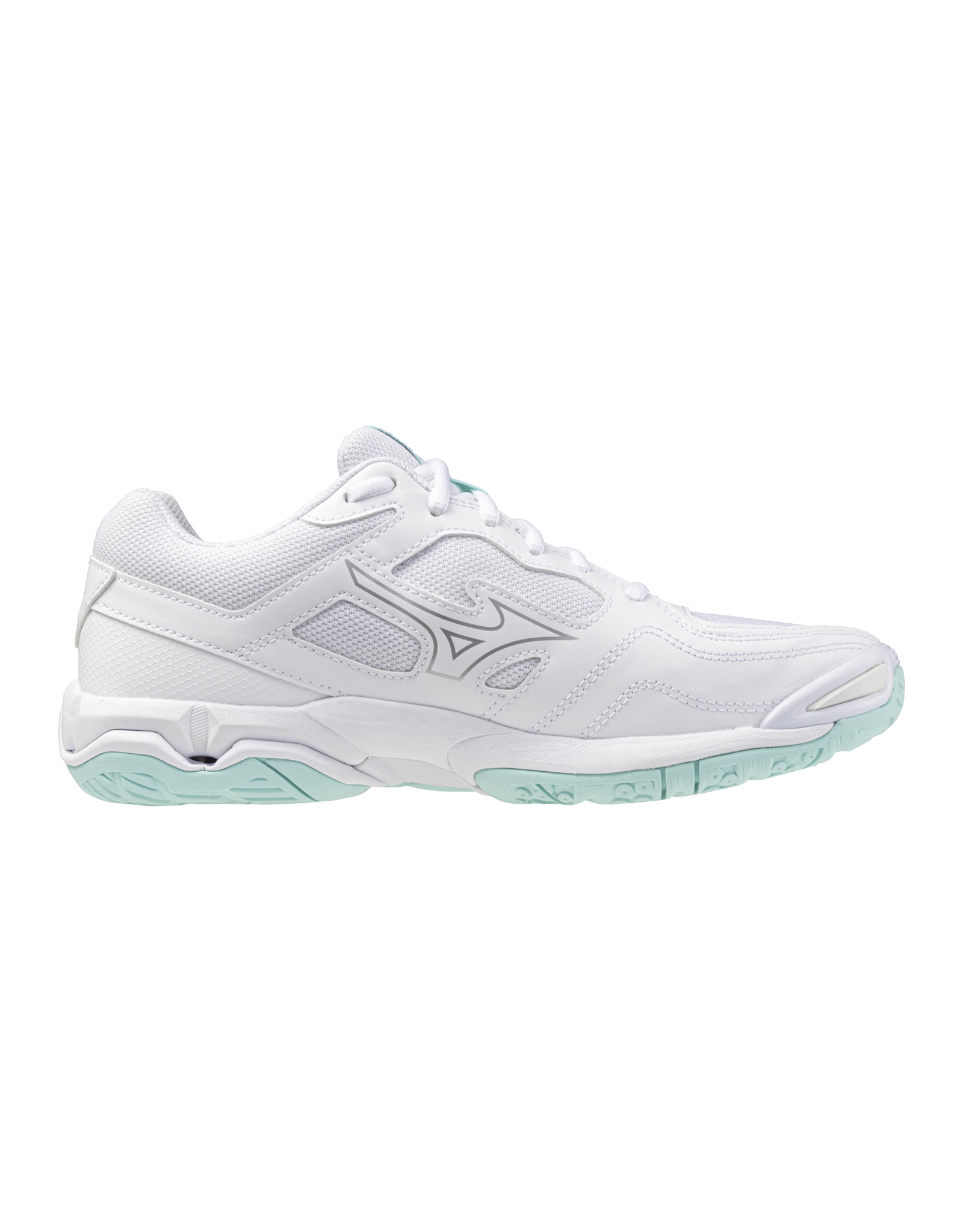 Mizuno SHOE WAVE PHANTOM-Dames-White/BlueTint