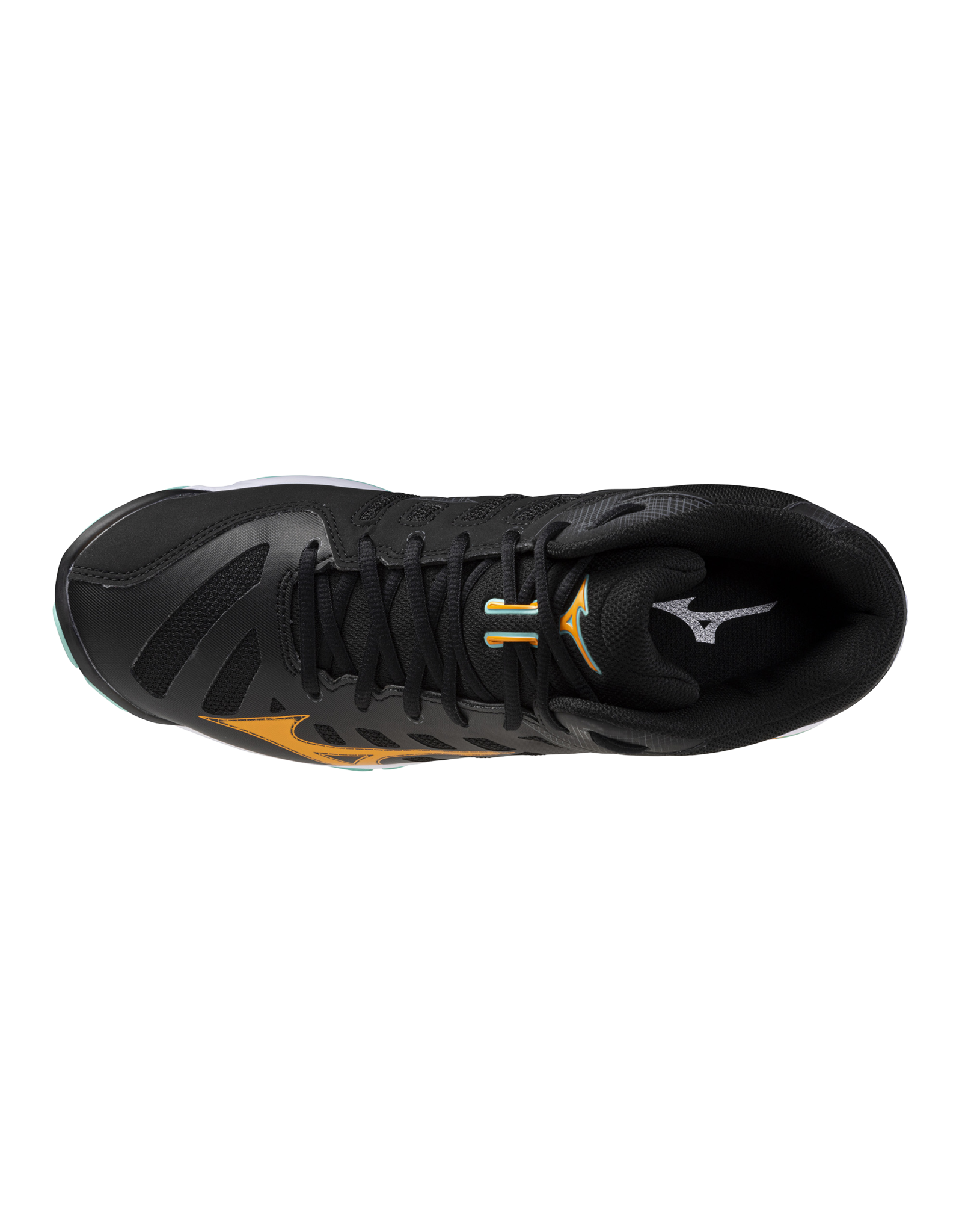 Mizuno SHOE WAVE VOLTAGE MID-Unisex-Black/Tangelo/IceGreen