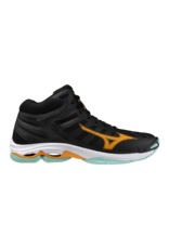 Mizuno SHOE WAVE VOLTAGE MID-Unisex-Black/Tangelo/IceGreen