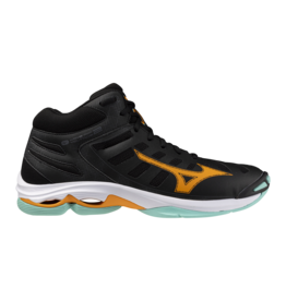 Mizuno SHOE WAVE VOLTAGE MID-Unisex-Black/Tangelo/IceGreen