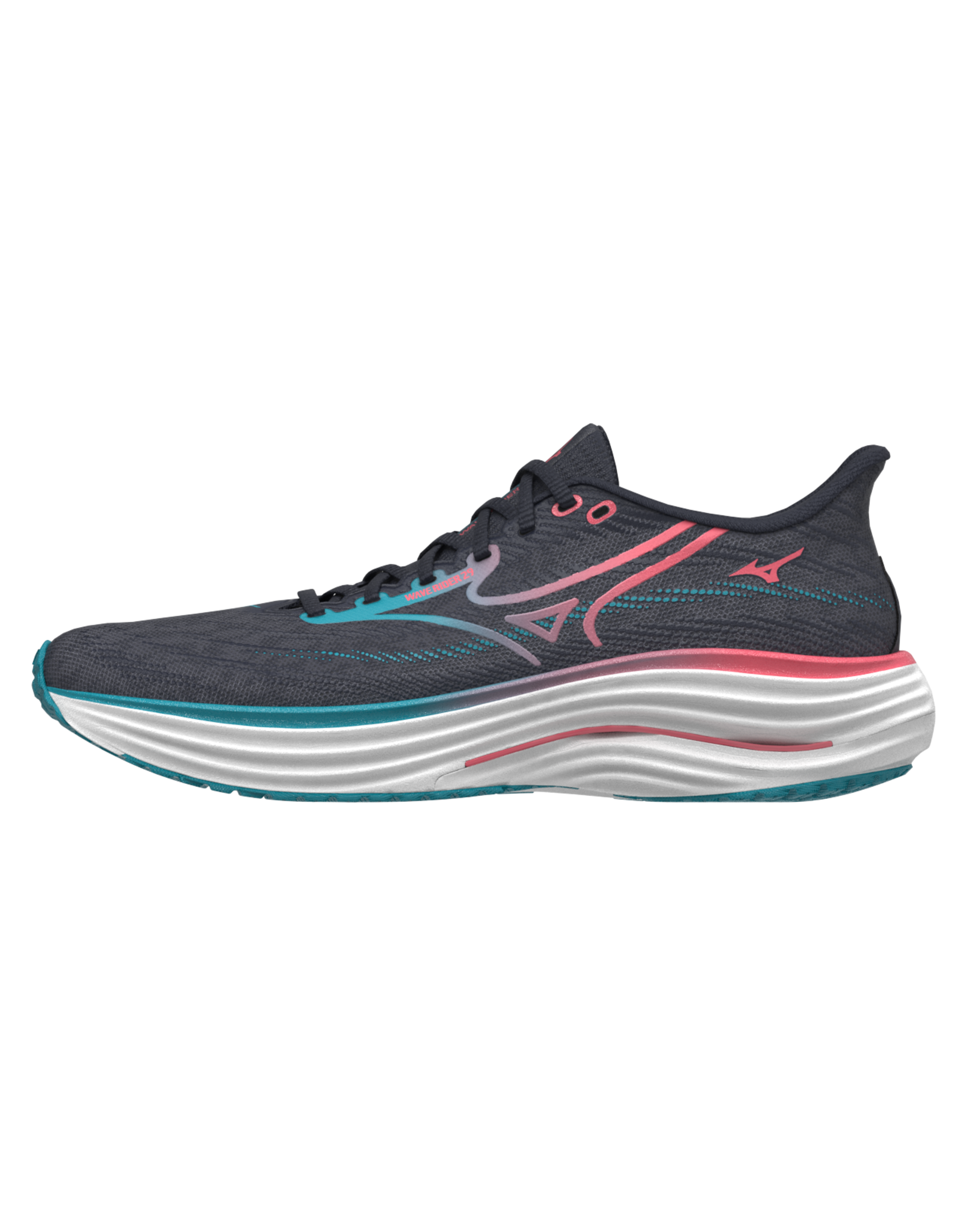 Mizuno SHOE WAVE RIDER 29-Heren-OdysseyGray/CapriBreeze/CalypCoral