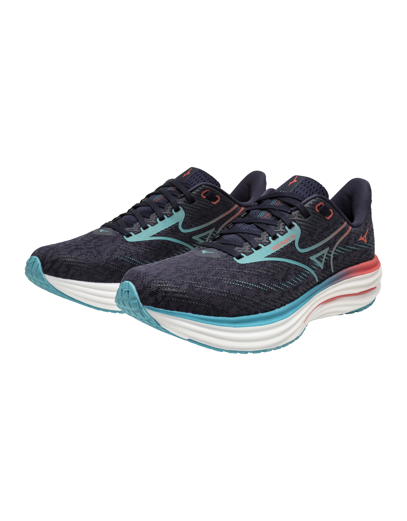 Mizuno SHOE WAVE RIDER 29-Heren-OdysseyGray/CapriBreeze/CalypCoral