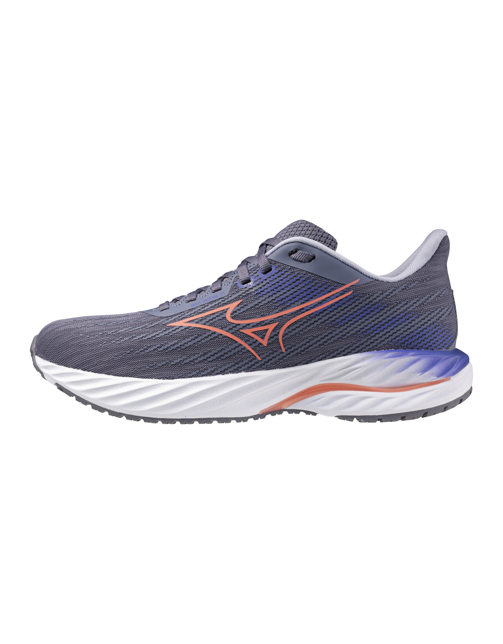 Mizuno SHOE WAVE INSPIRE 21-Dames-BlueGranite/Strik.Coral/IrisBloom