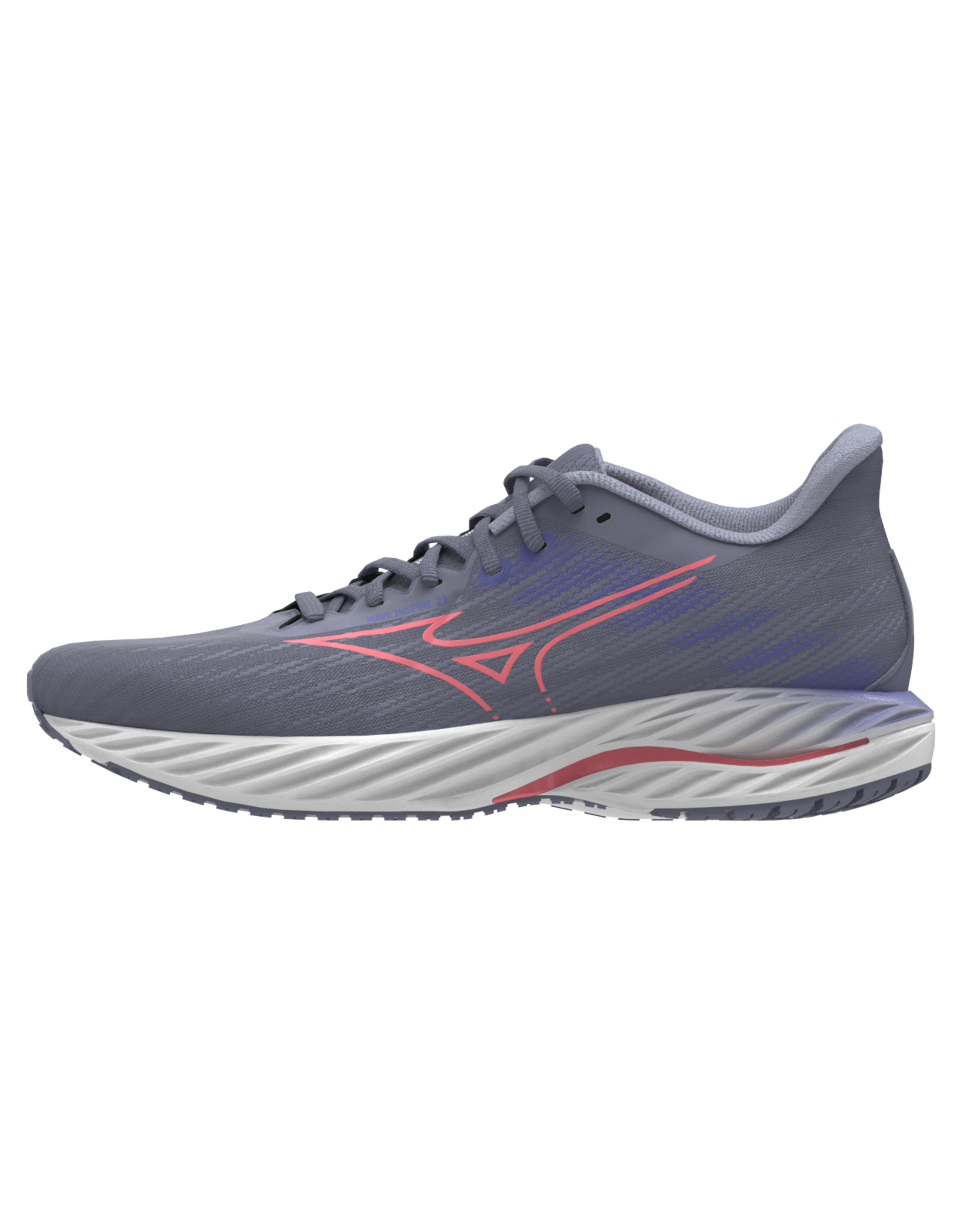 Mizuno SHOE WAVE INSPIRE 21-Dames-BlueGranite/Strik.Coral/IrisBloom
