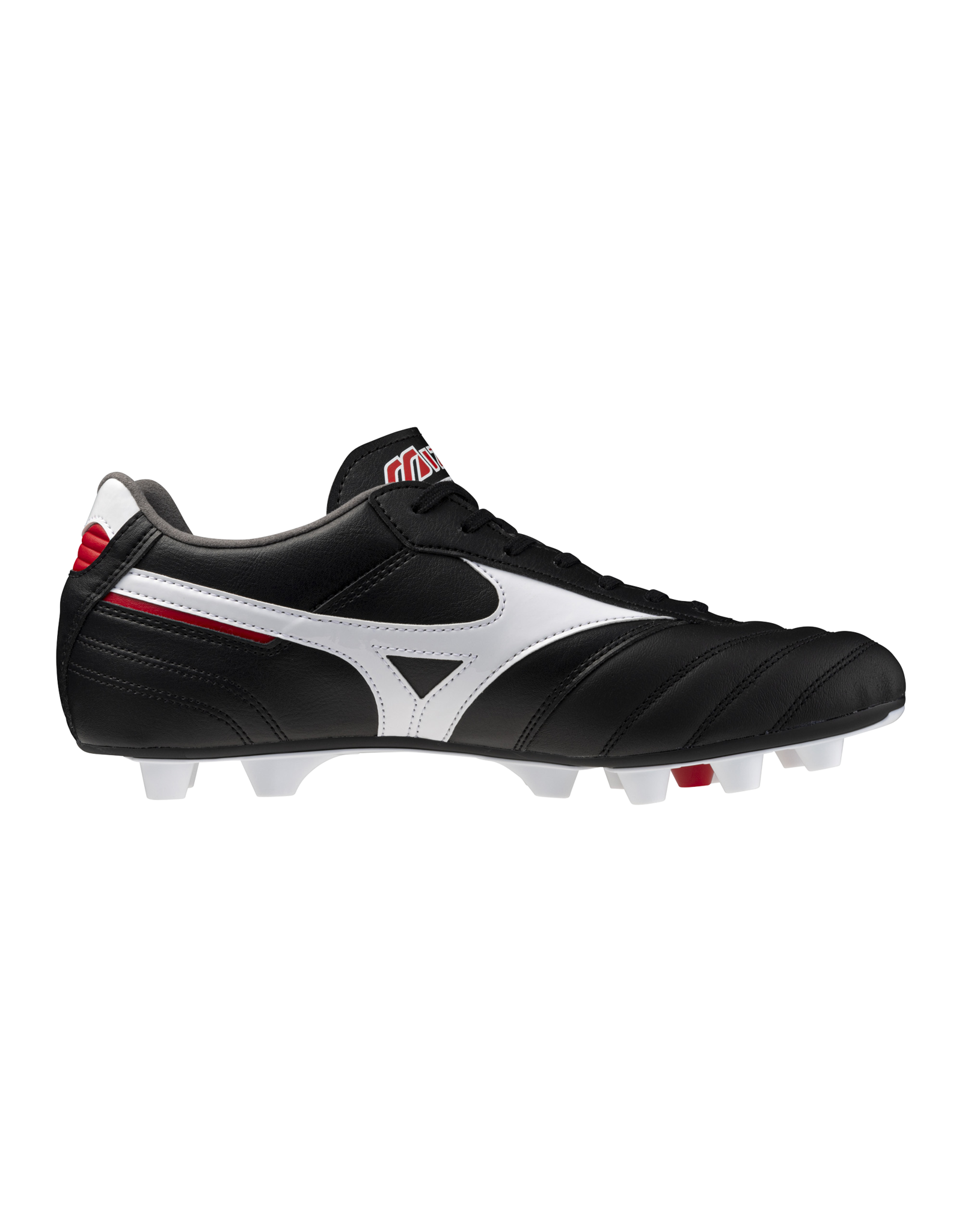 Mizuno SHOE MORELIA II PRO FG-Unisex-Black/White/ChineseRed