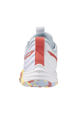 Mizuno SHOE WAVE MOMENTUM ELITE-Dames-White/CalypsoCoral/PaleBanana
