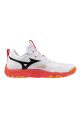 Mizuno SHOE WAVE MOMENTUM ELITE-Unisex-White/FieryCoral2/Citrus