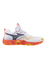 Mizuno SHOE WAVE MOMENTUM ELITE-Unisex-White/FieryCoral2/Citrus