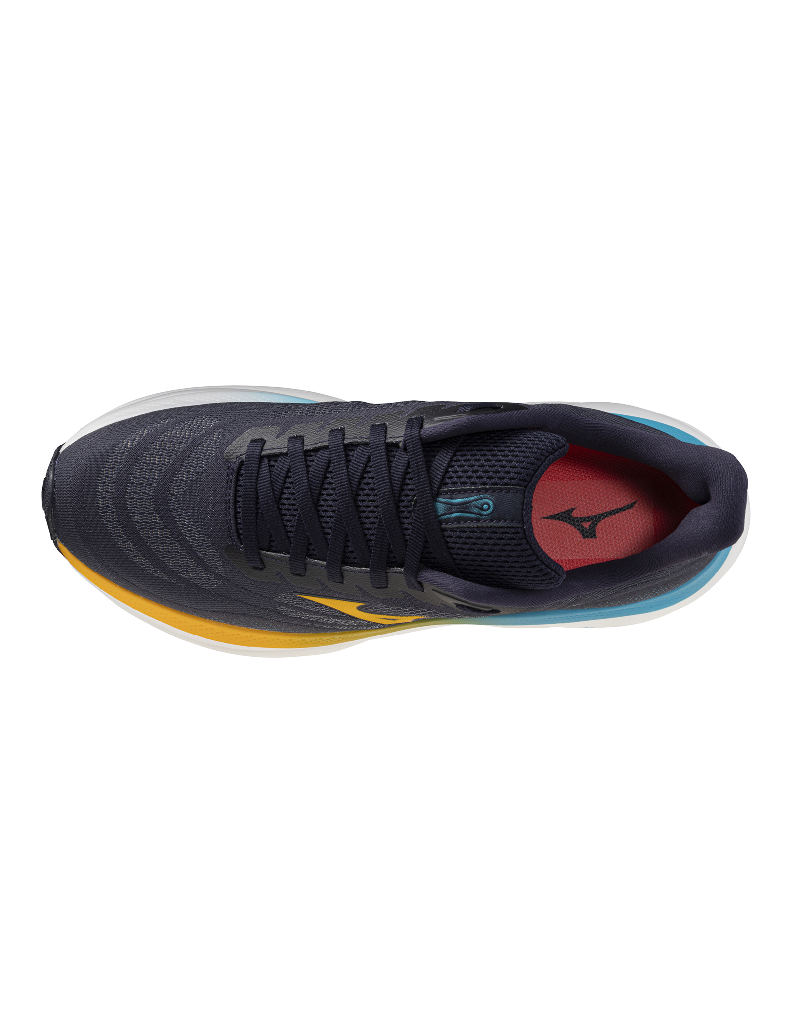 Mizuno SHOE WAVE SKY 9-Heren-BaritoneBlue/Citrus/CapriBreeze