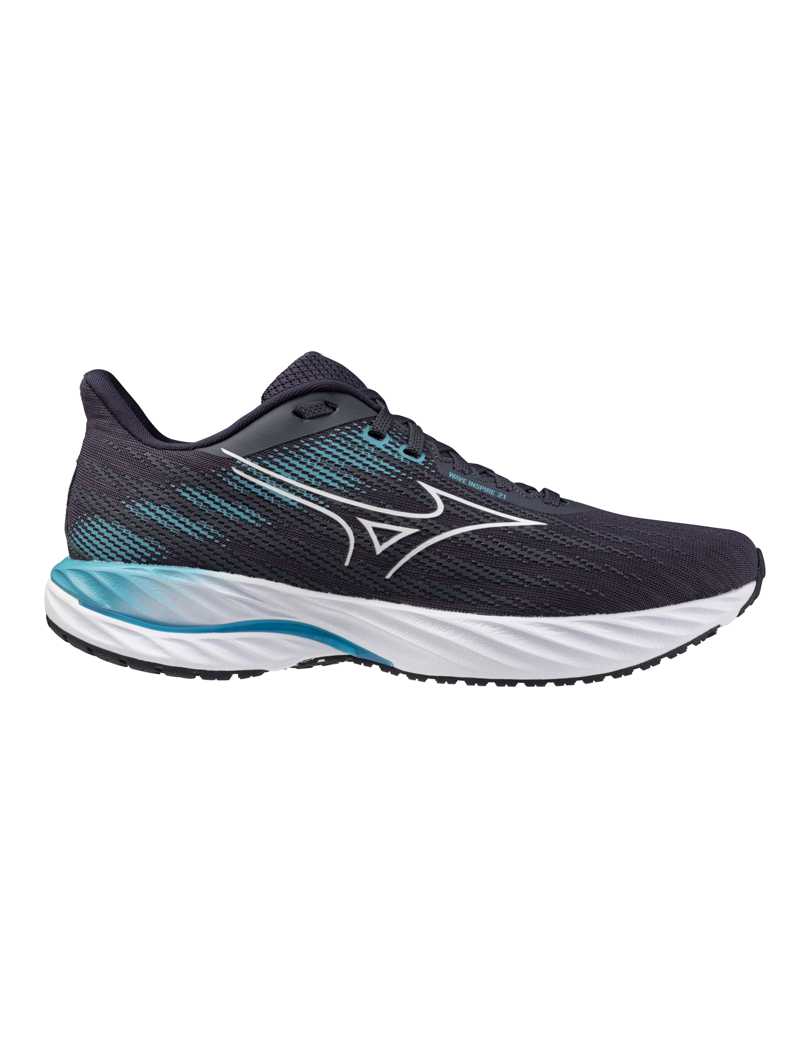 Mizuno SHOE WAVE INSPIRE 21-Heren-OdysseyGray/White/CapriBreeze