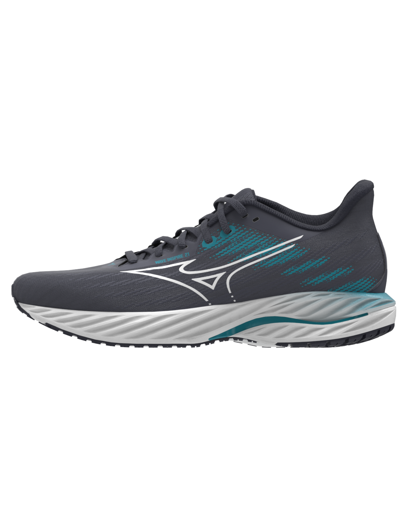 Mizuno SHOE WAVE INSPIRE 21-Heren-OdysseyGray/White/CapriBreeze