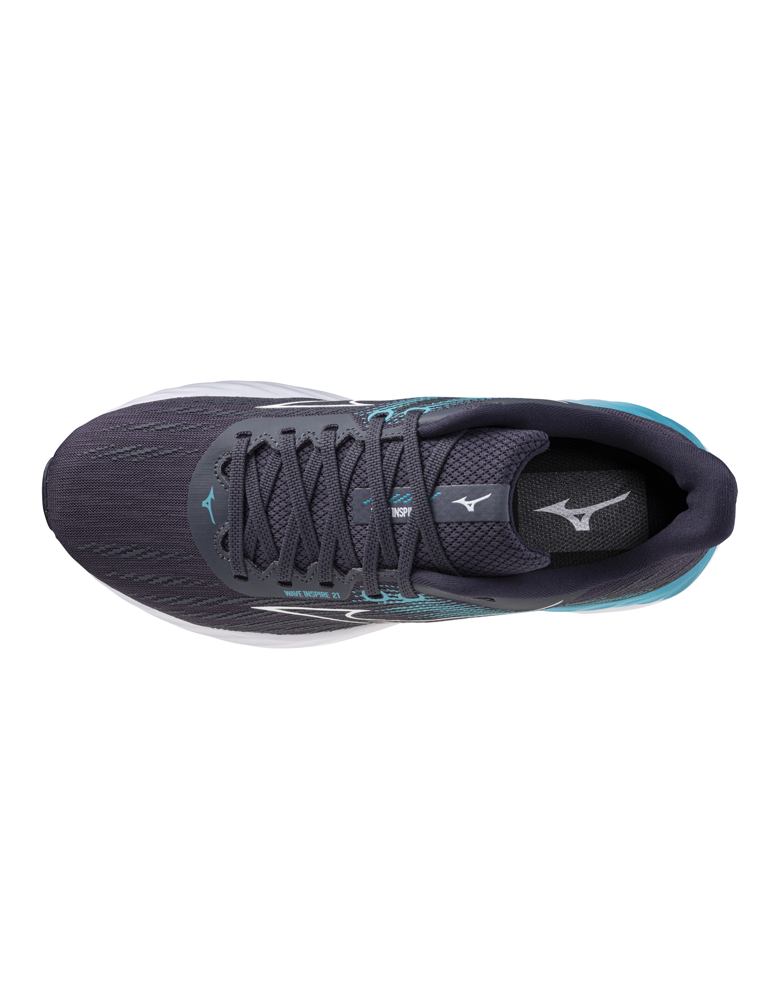 Mizuno SHOE WAVE INSPIRE 21-Heren-OdysseyGray/White/CapriBreeze