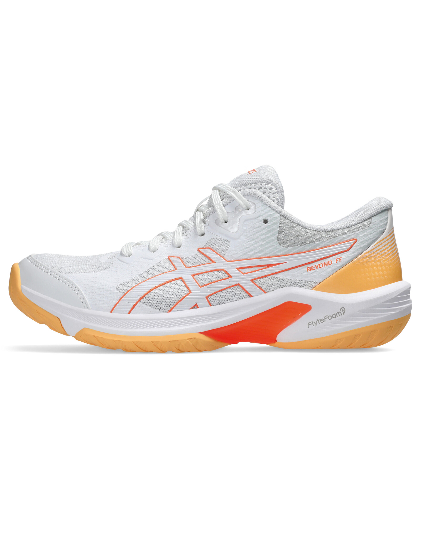 Asics BEYOND FF-Dames-WHITE/VIVID CORAL