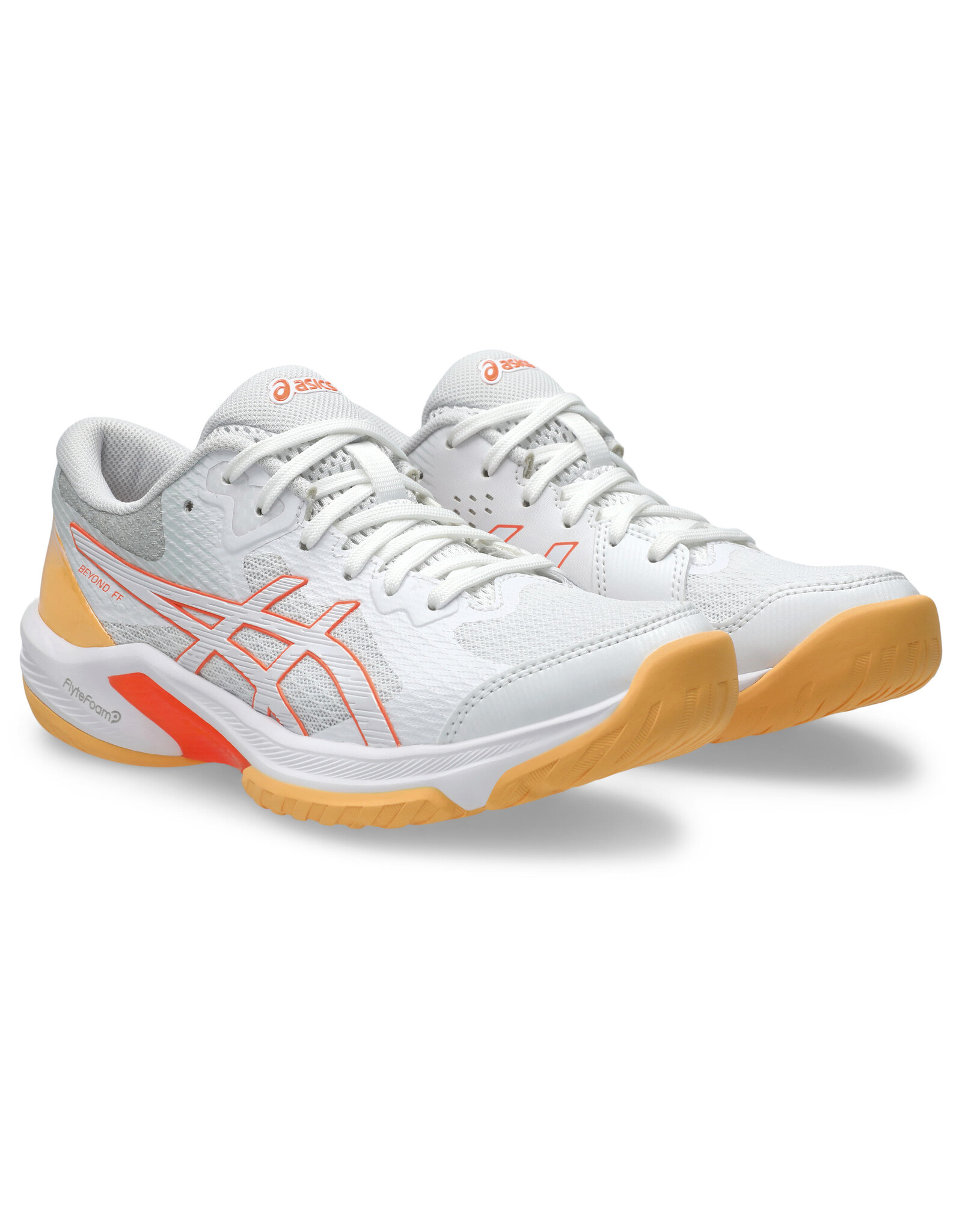 Asics BEYOND FF-Dames-WHITE/VIVID CORAL