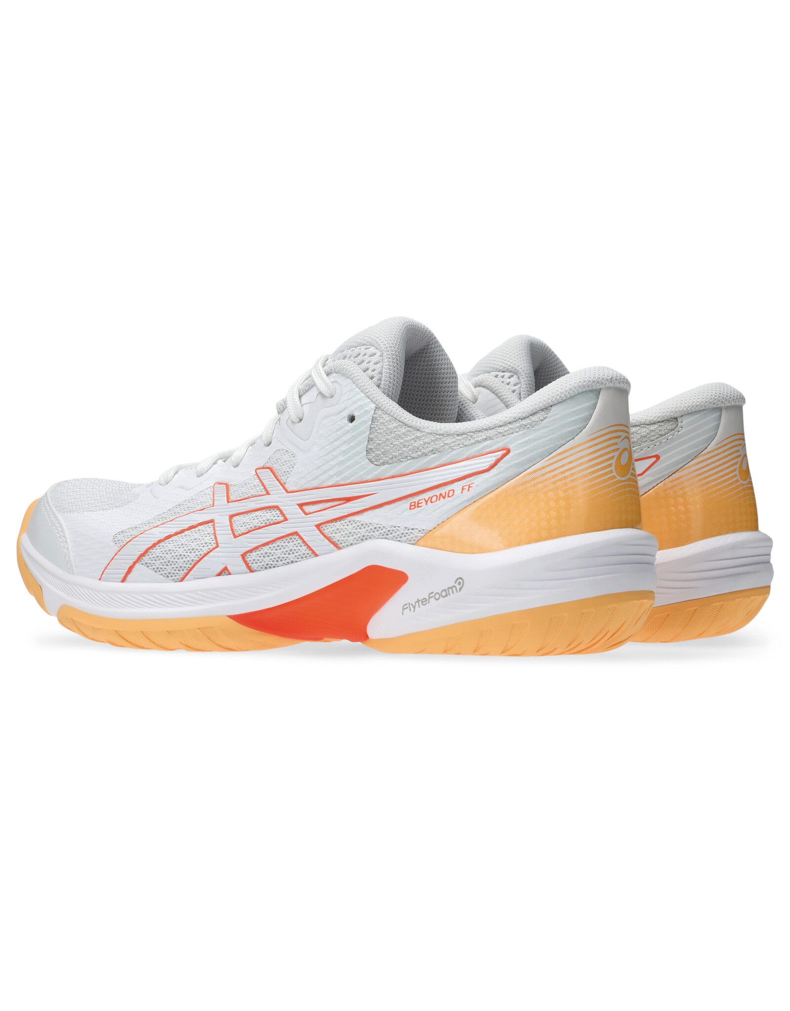 Asics BEYOND FF-Dames-WHITE/VIVID CORAL