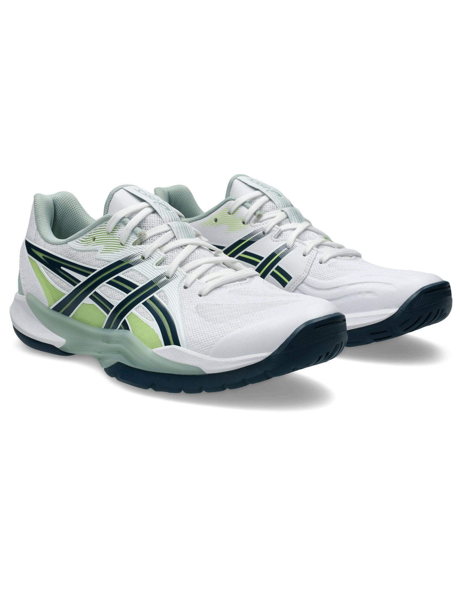 Asics POWERBREAK FF-Heren-WHITE/TRANQUIL TEAL