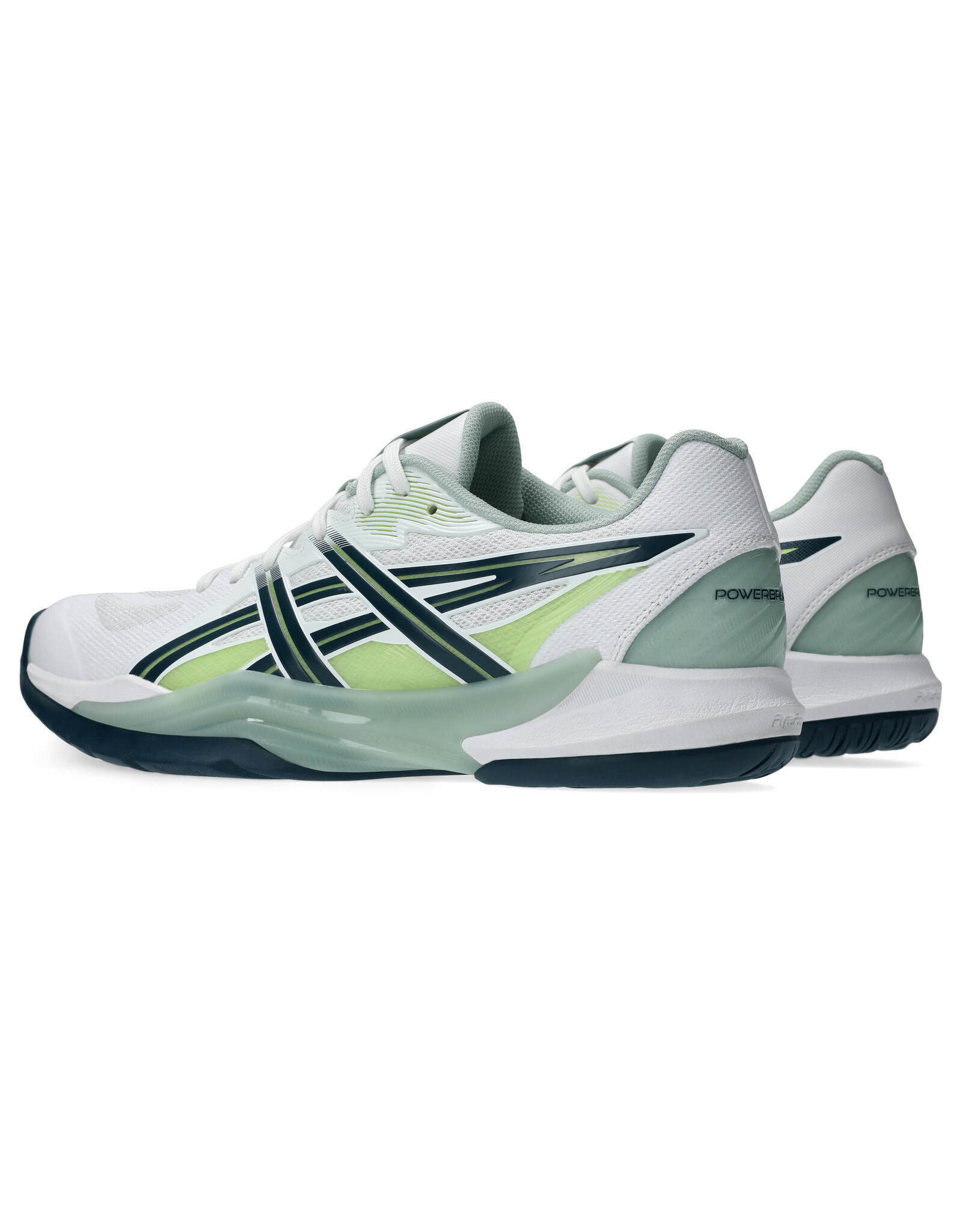 Asics POWERBREAK FF-Heren-WHITE/TRANQUIL TEAL