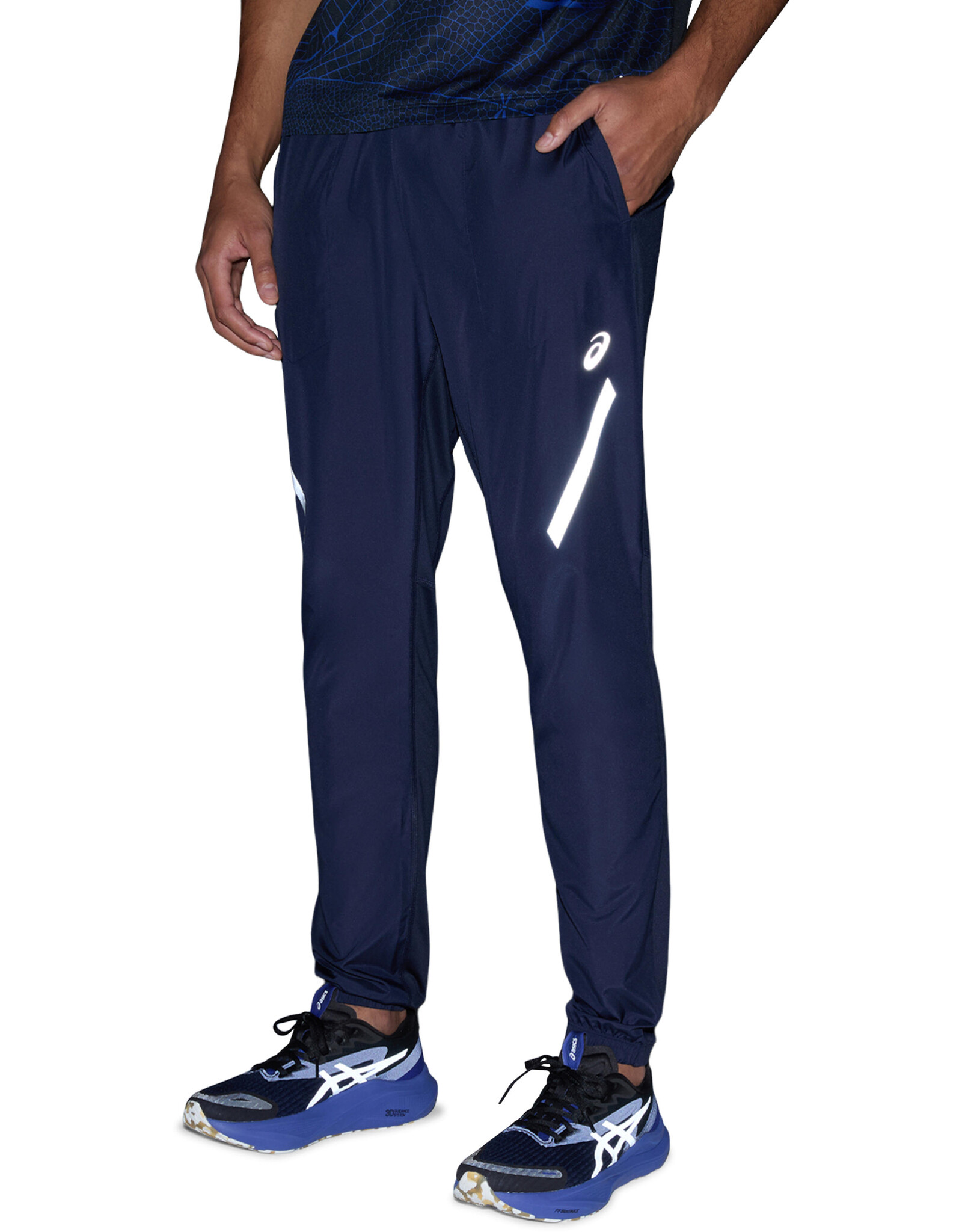 Asics LITE-SHOW PANT-Heren-MIDNIGHT