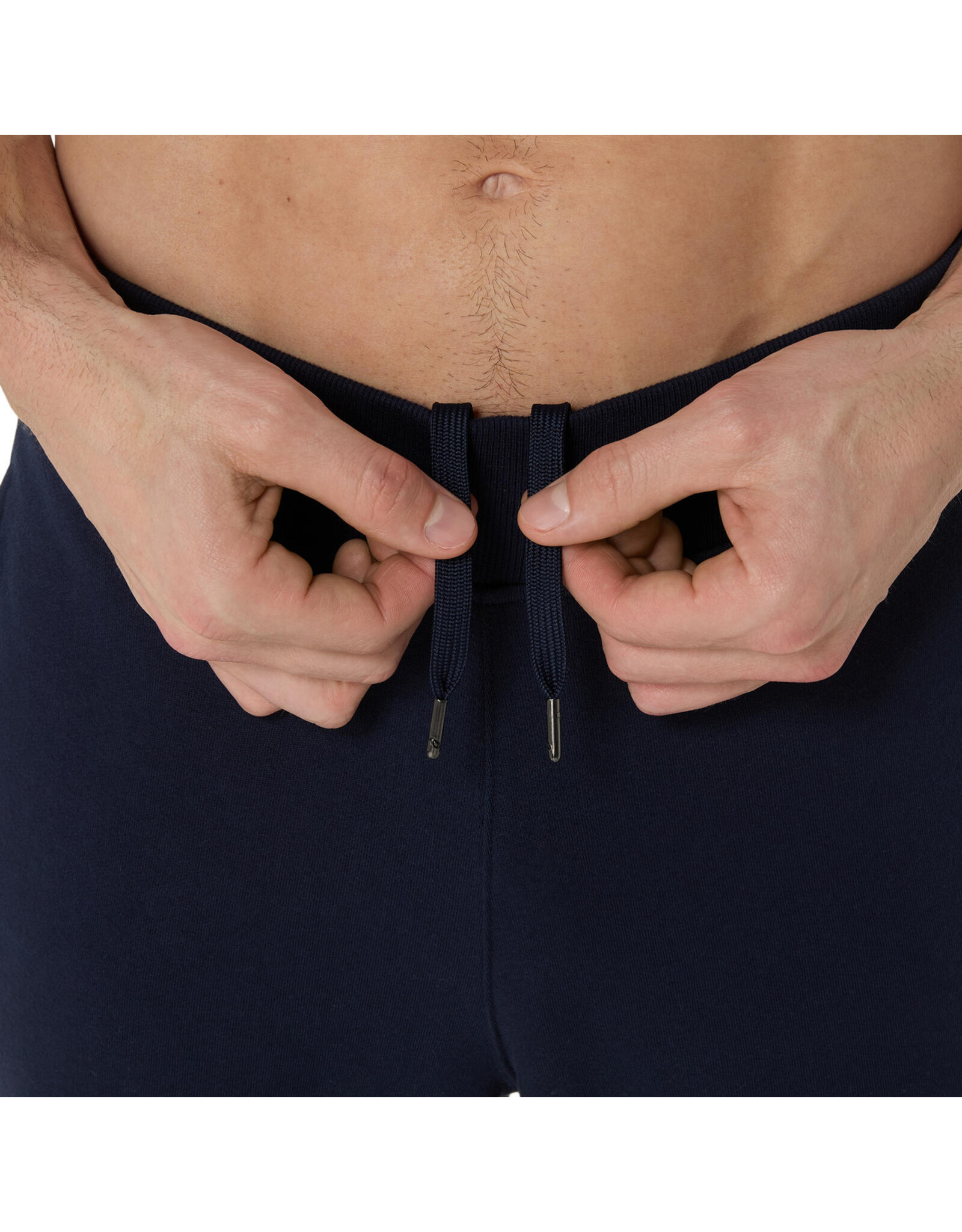 Asics ASICS LOGO SWEATPANT-Heren-MIDNIGHT/BIRCH