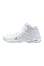Mizuno SHOE WAVE VOLTAGE MID-Dames-White/BlueTint