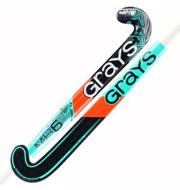 Grays Midbow 6 Snr-Black / Aqua