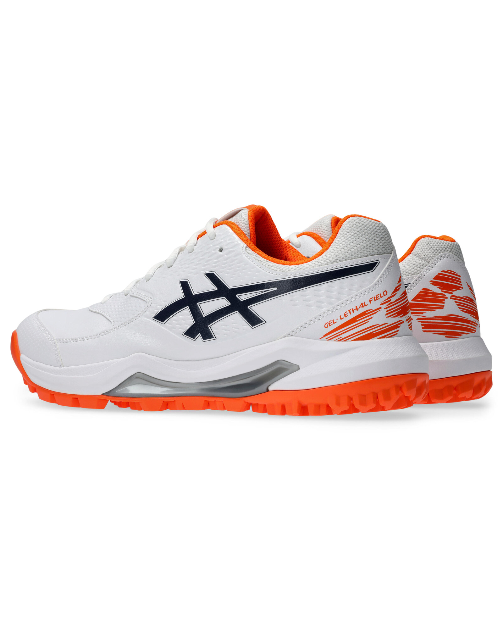 Asics GEL-LETHAL FIELD 2-Unisex-WHITE/MIDNIGHT