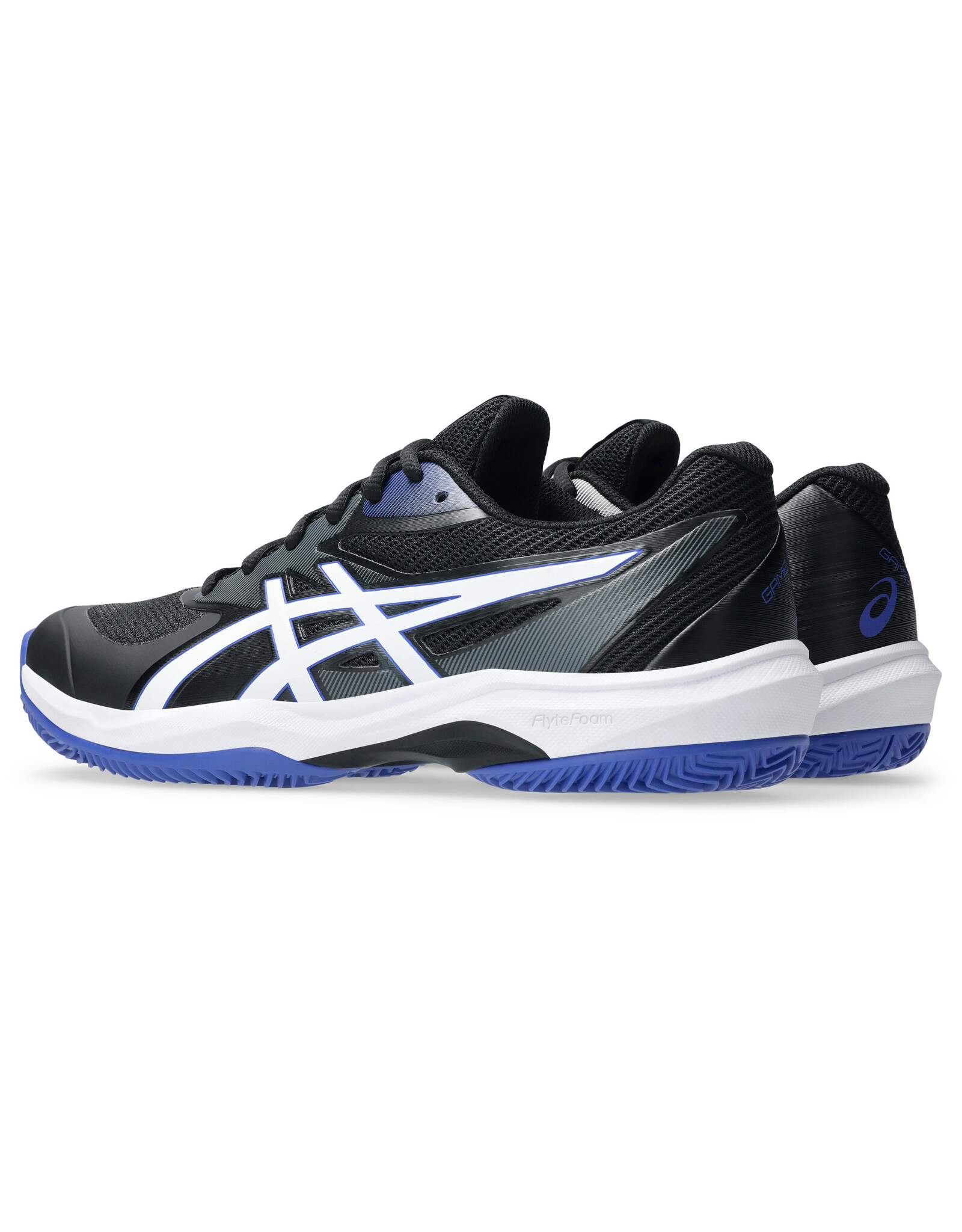 Asics GAME FF CLAY/OC-Heren-BLACK/WHITE