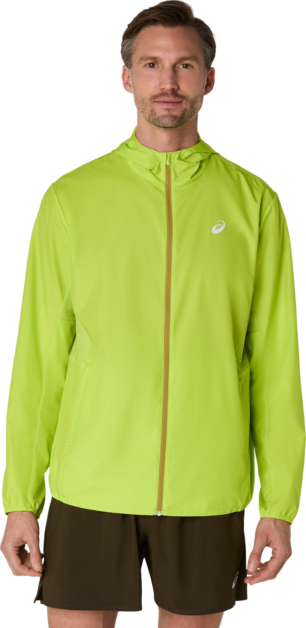 ASICS CORE JACKET-Heren-NEON LIME - Maltha Sport