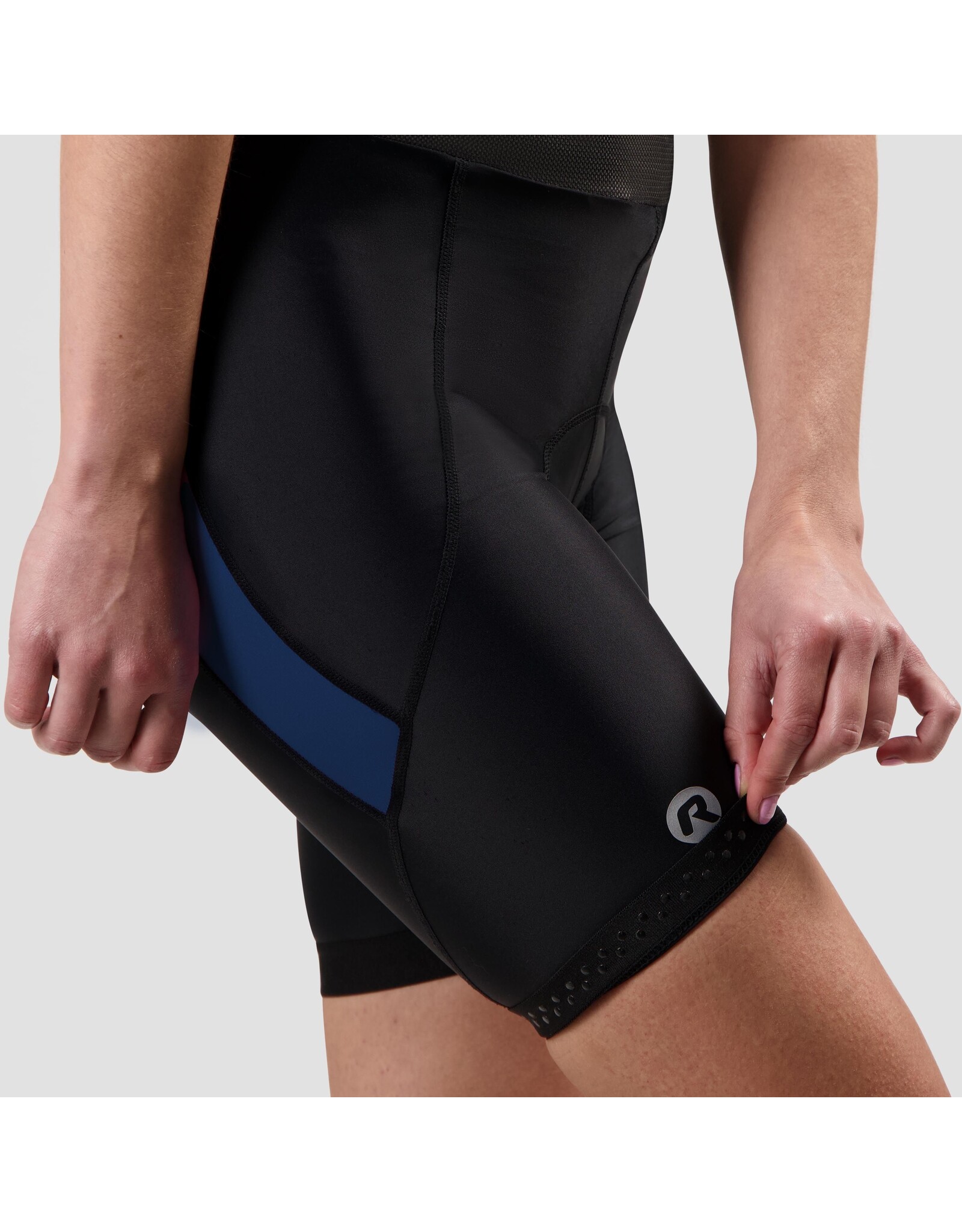 Rogelli Ds Wielerbroek bret. Core Zwart/Blauw