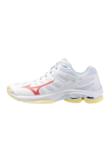Mizuno SHOE WAVE VOLTAGE-Dames-White/CalypsoCoral/PaleBanana