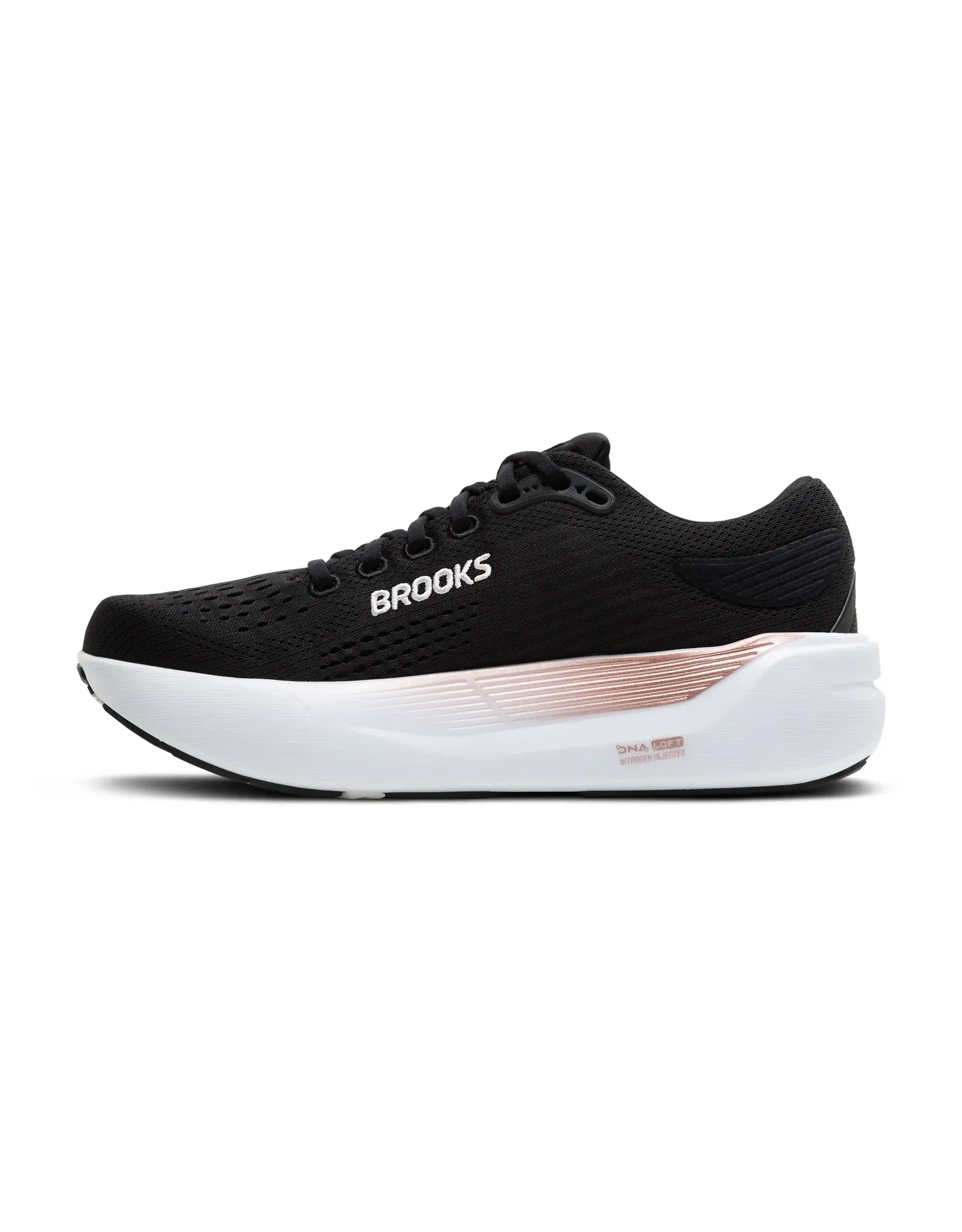 Brooks Ghost Max 3-Dames-Black/Black/Rose Gold