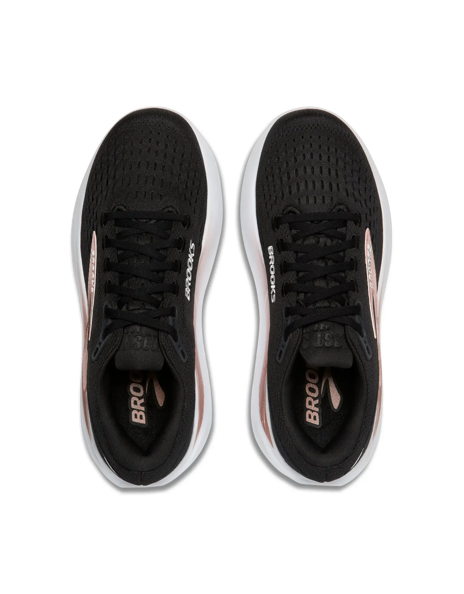Brooks Ghost Max 3-Dames-Black/Black/Rose Gold