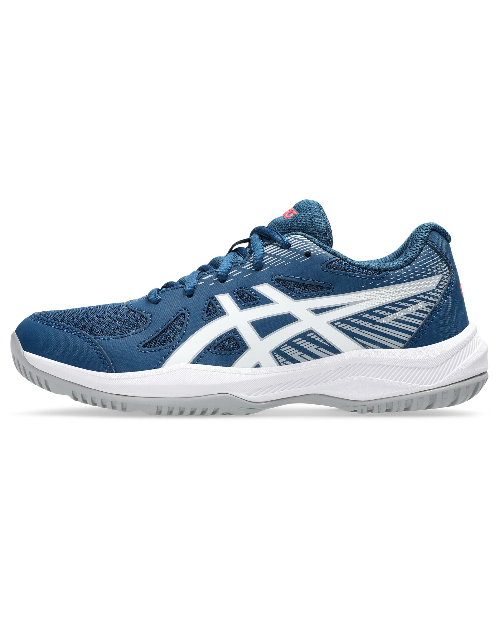 Asics UPCOURT 6 GS-Kinderen-MAKO BLUE/WHITE