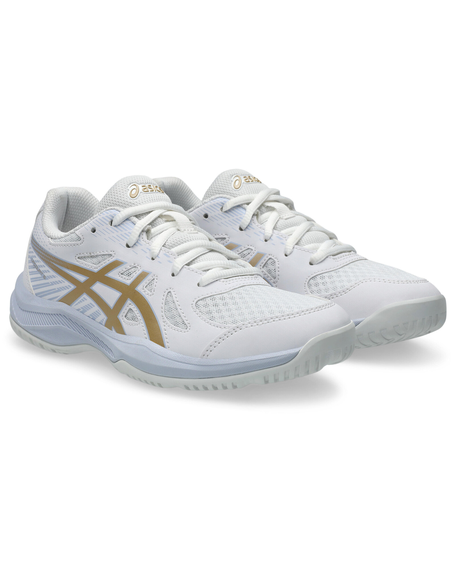 Asics UPCOURT 6 GS-Kinderen-WHITE/CHAMPAGNE