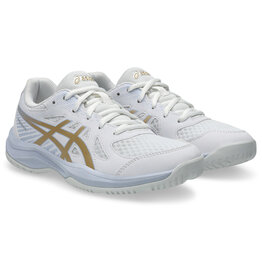 Asics UPCOURT 6 GS-Kinderen-WHITE/CHAMPAGNE