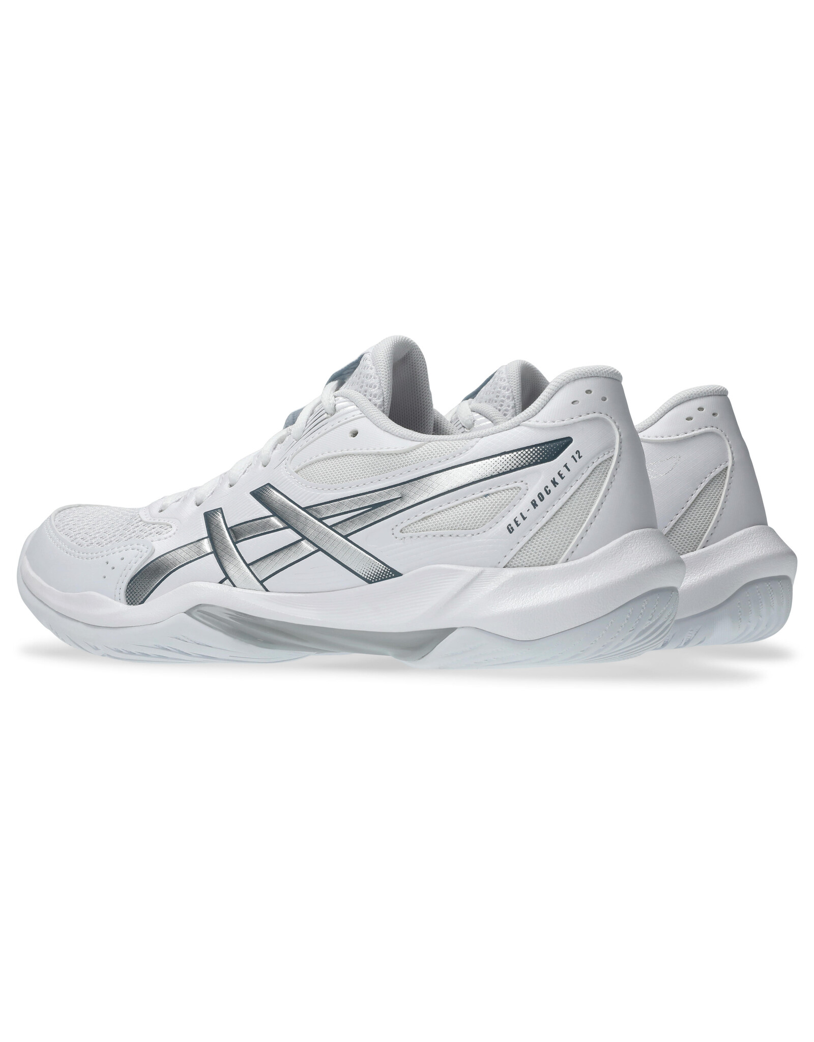 Asics GEL-ROCKET 12-Dames-WHITE/PURE SILVER