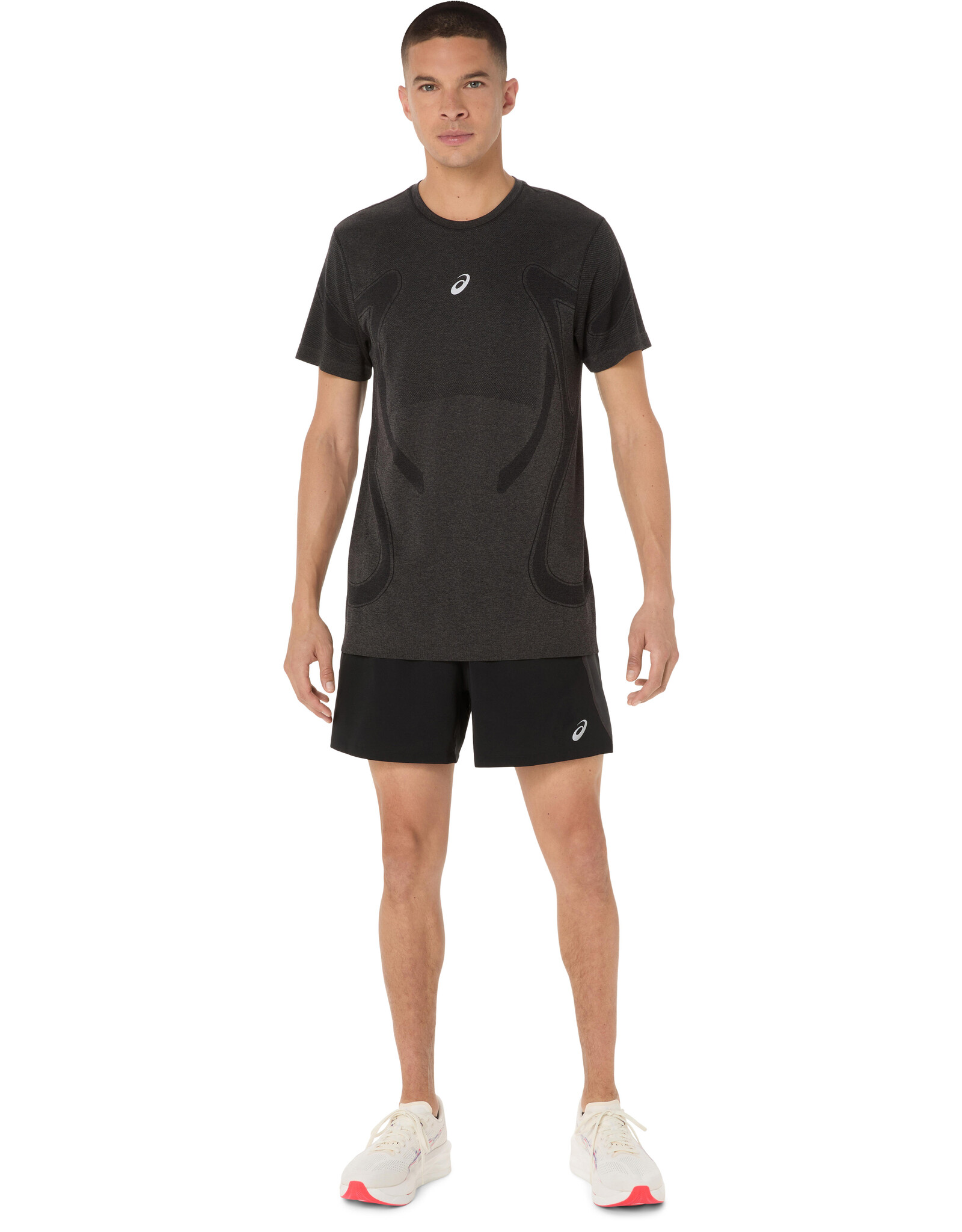 Asics ROAD SEAMLESS SS TOP-Heren-PERFORMANCE BLACK