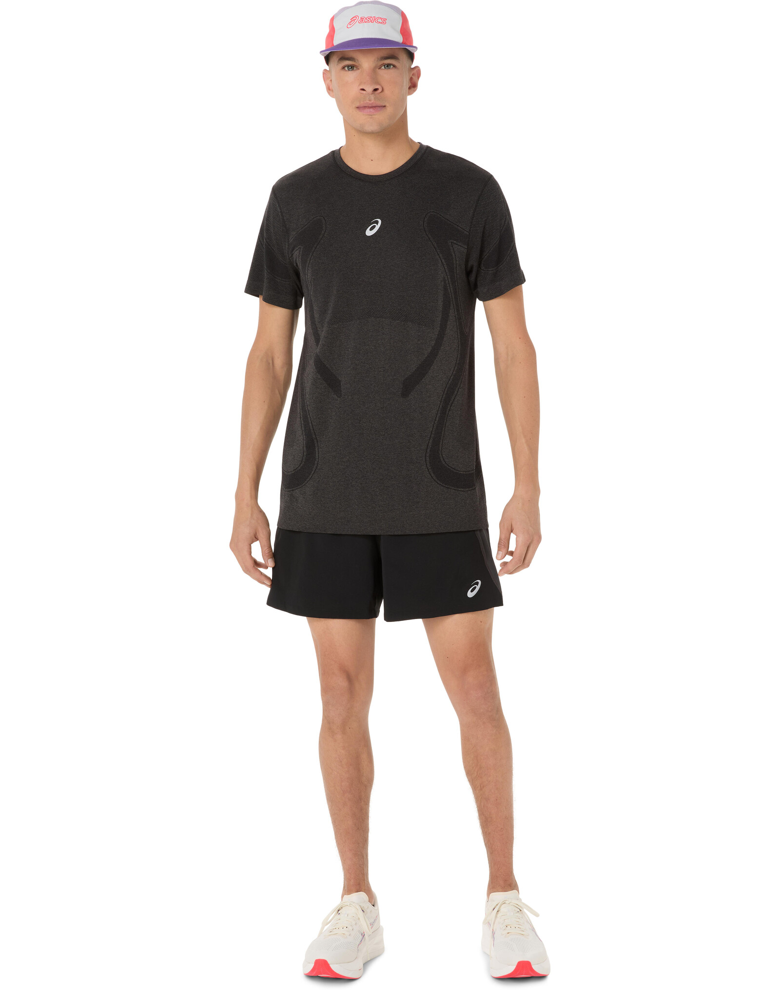 Asics ROAD SEAMLESS SS TOP-Heren-PERFORMANCE BLACK