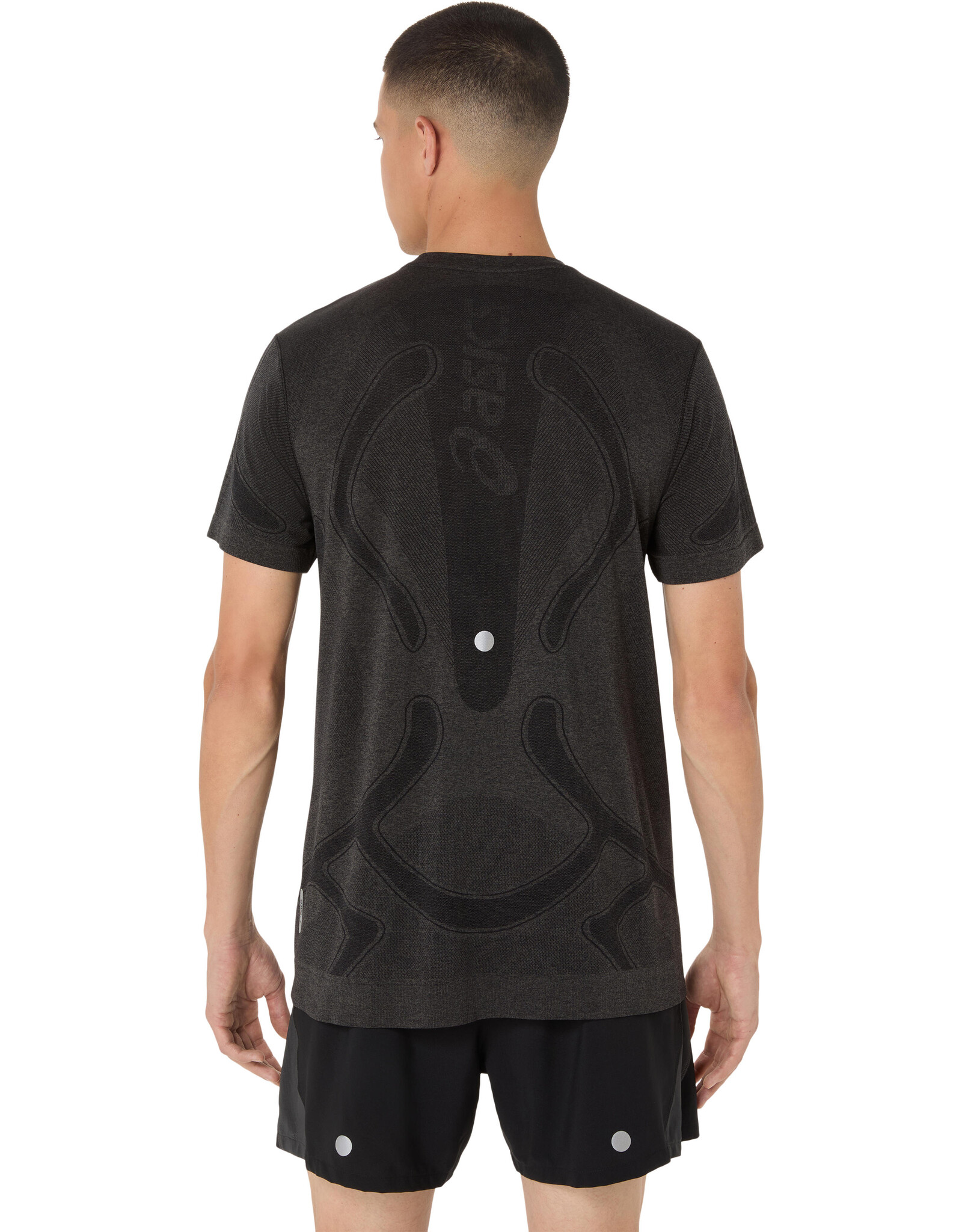 Asics ROAD SEAMLESS SS TOP-Heren-PERFORMANCE BLACK