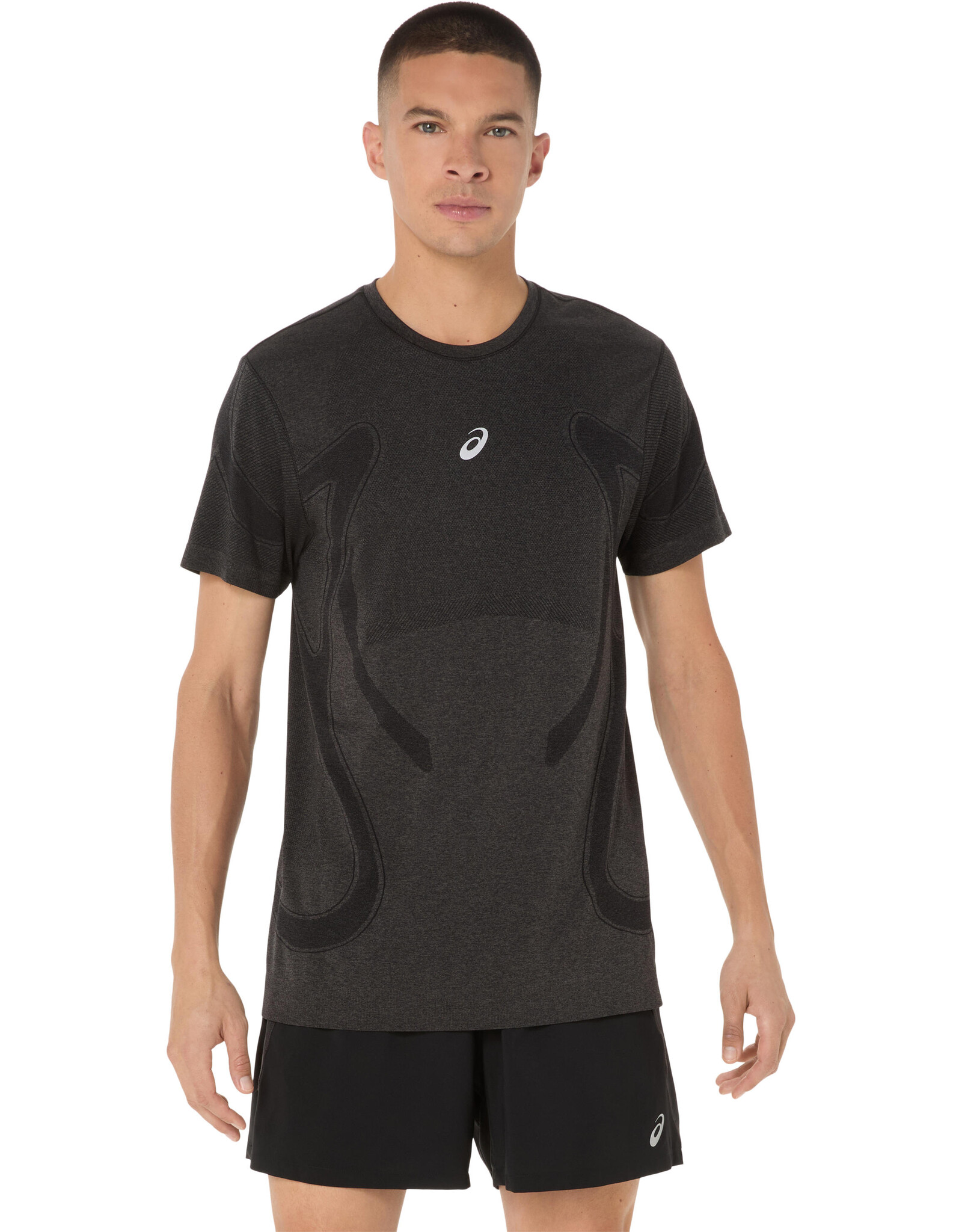 Asics ROAD SEAMLESS SS TOP-Heren-PERFORMANCE BLACK