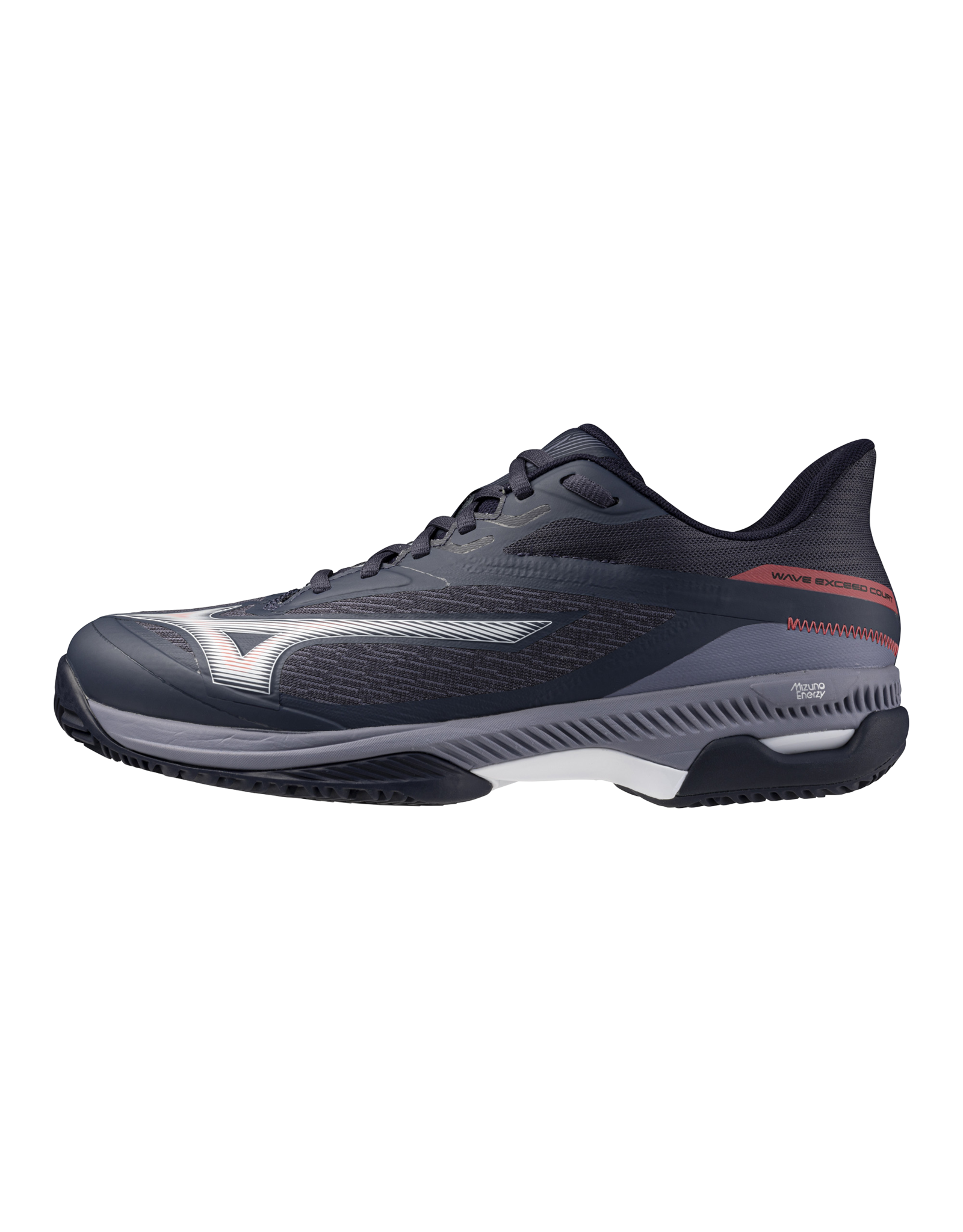 Mizuno SHOE WAVE EXCEED COURT CC-Heren-OdysseyGray/White/BlueGranite